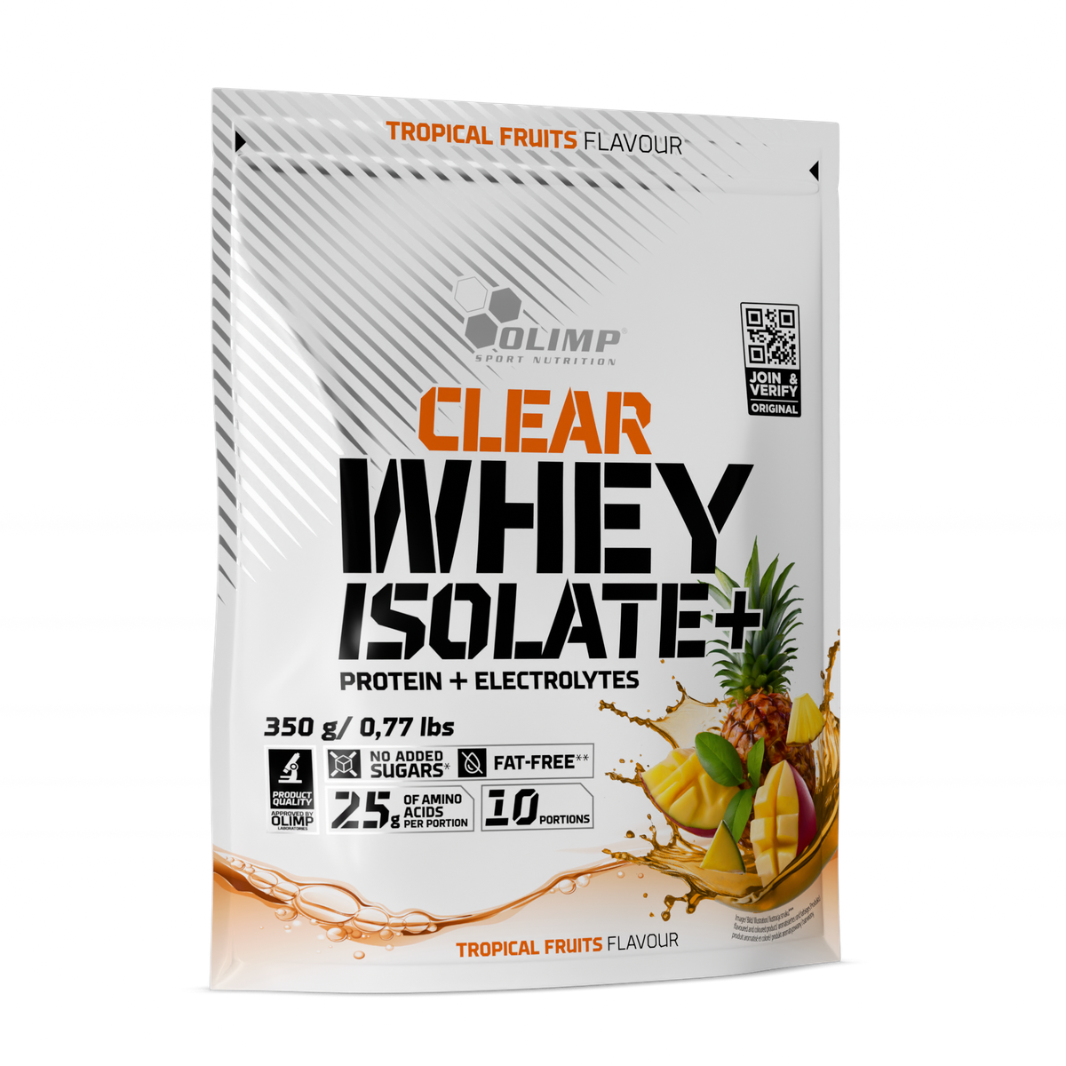 Olimp Clear Whey Isolate+ 350g Tropical Fruits