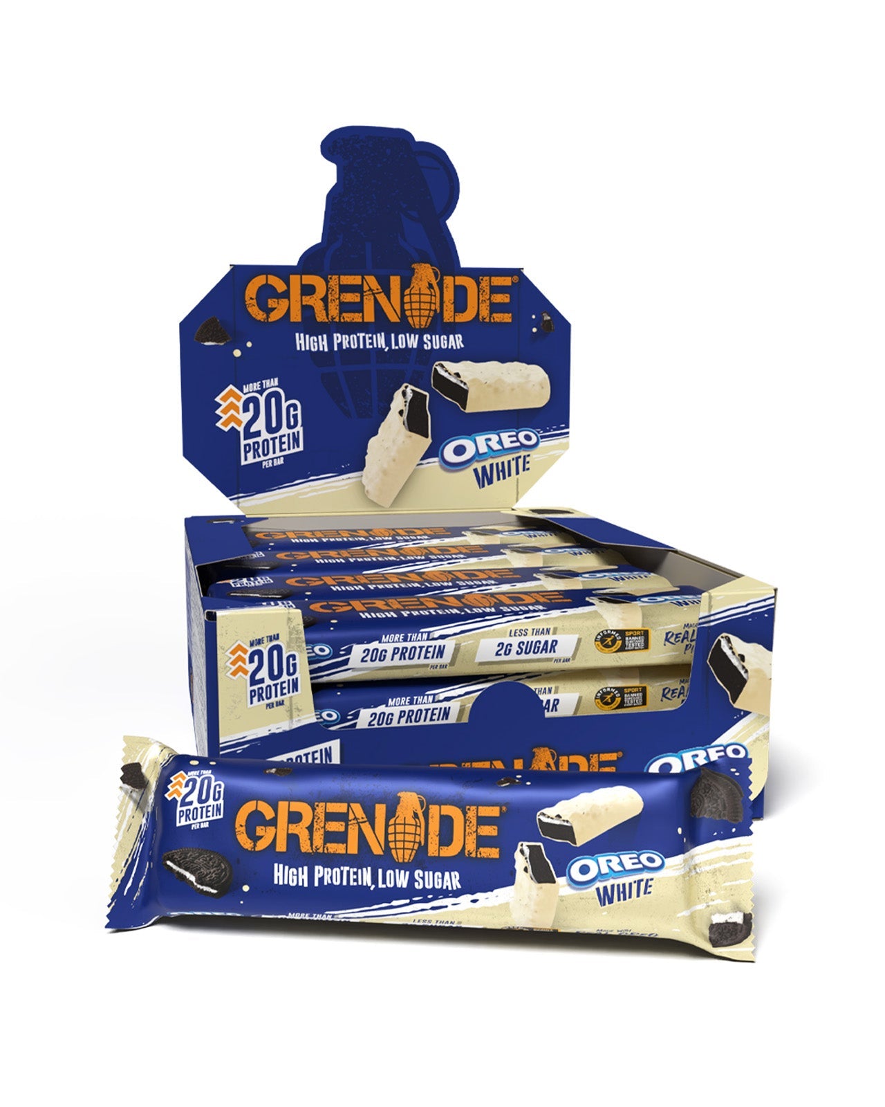 Grenade Protein Bar Oreo White