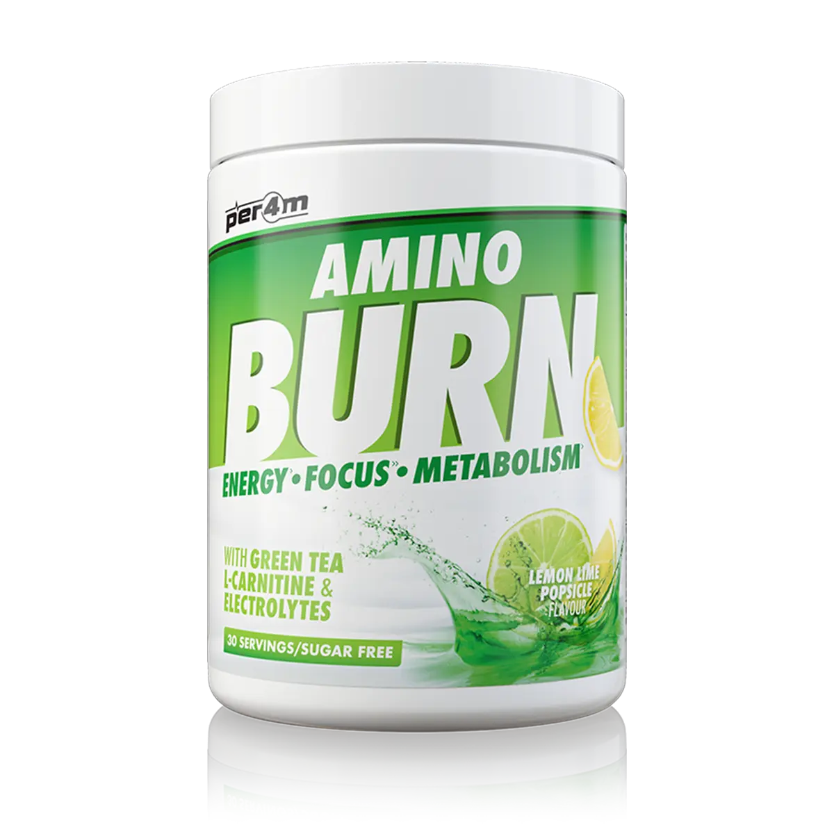 Per4m Amino Burn 240g - Lemon Lime Popsicle