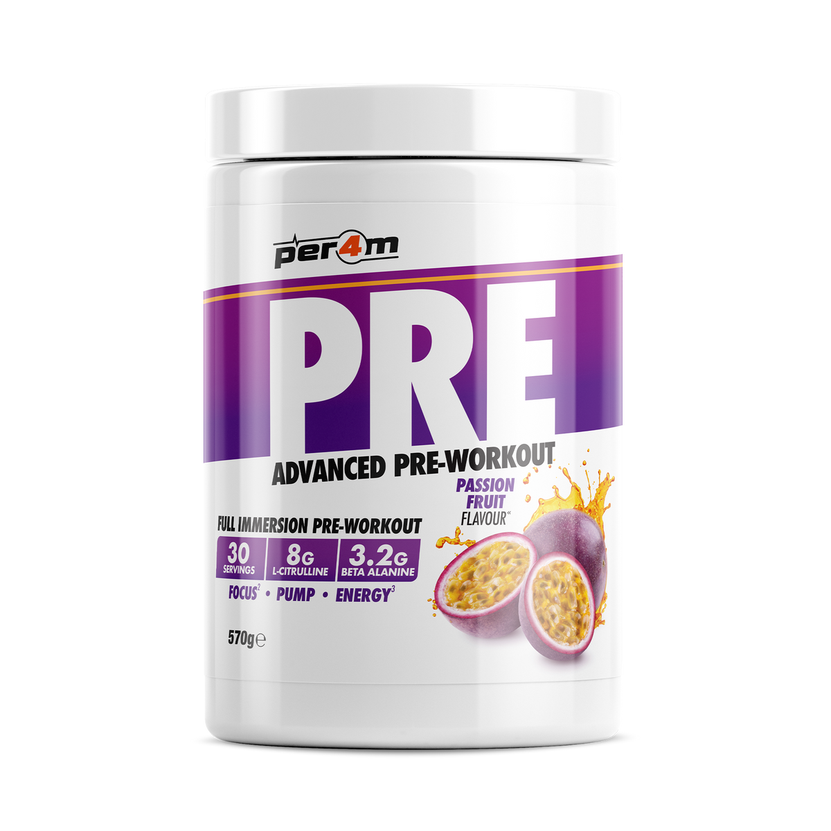 Per4m Pre 570g - Passion Fruit