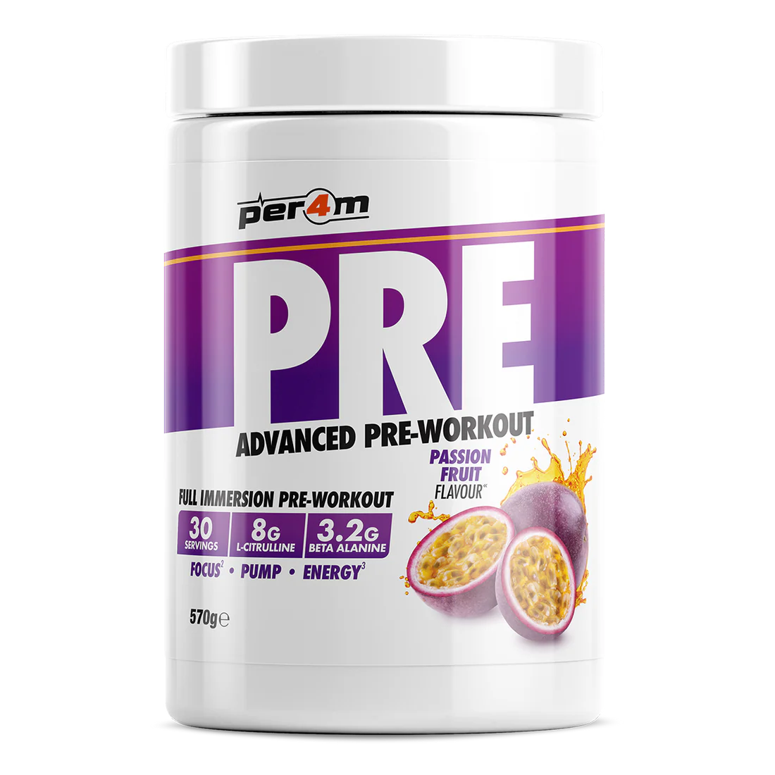Per4m Pre 570g Passion Fruit