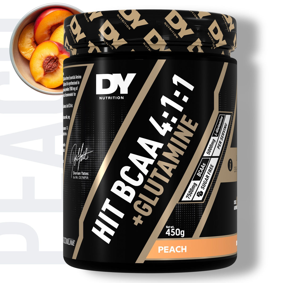 DY Nutrition Hit BCAA 4:1:1 + Glutamine - Peach