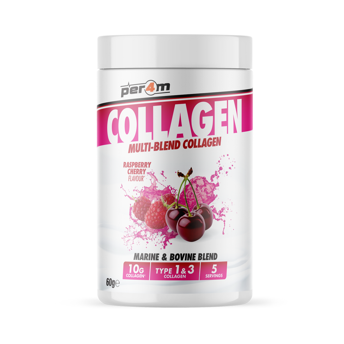 Per4m Collagen 301g - Raspberry Cherry
