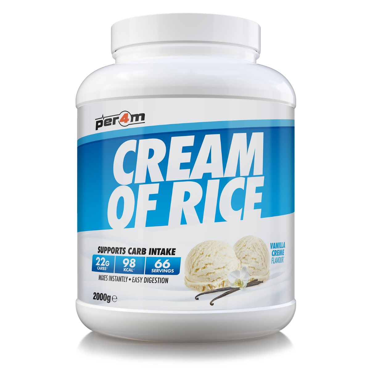 Per4m Cream of Rice 2kg - Vanilla