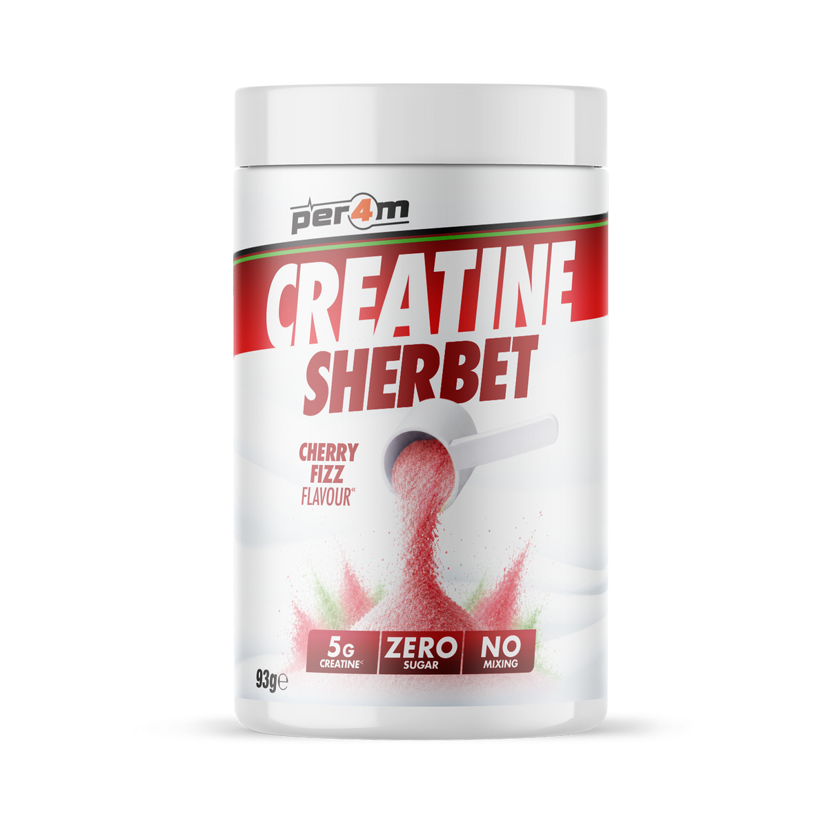 Per4m Creatine Sherbet 93g - Cherry Fizz