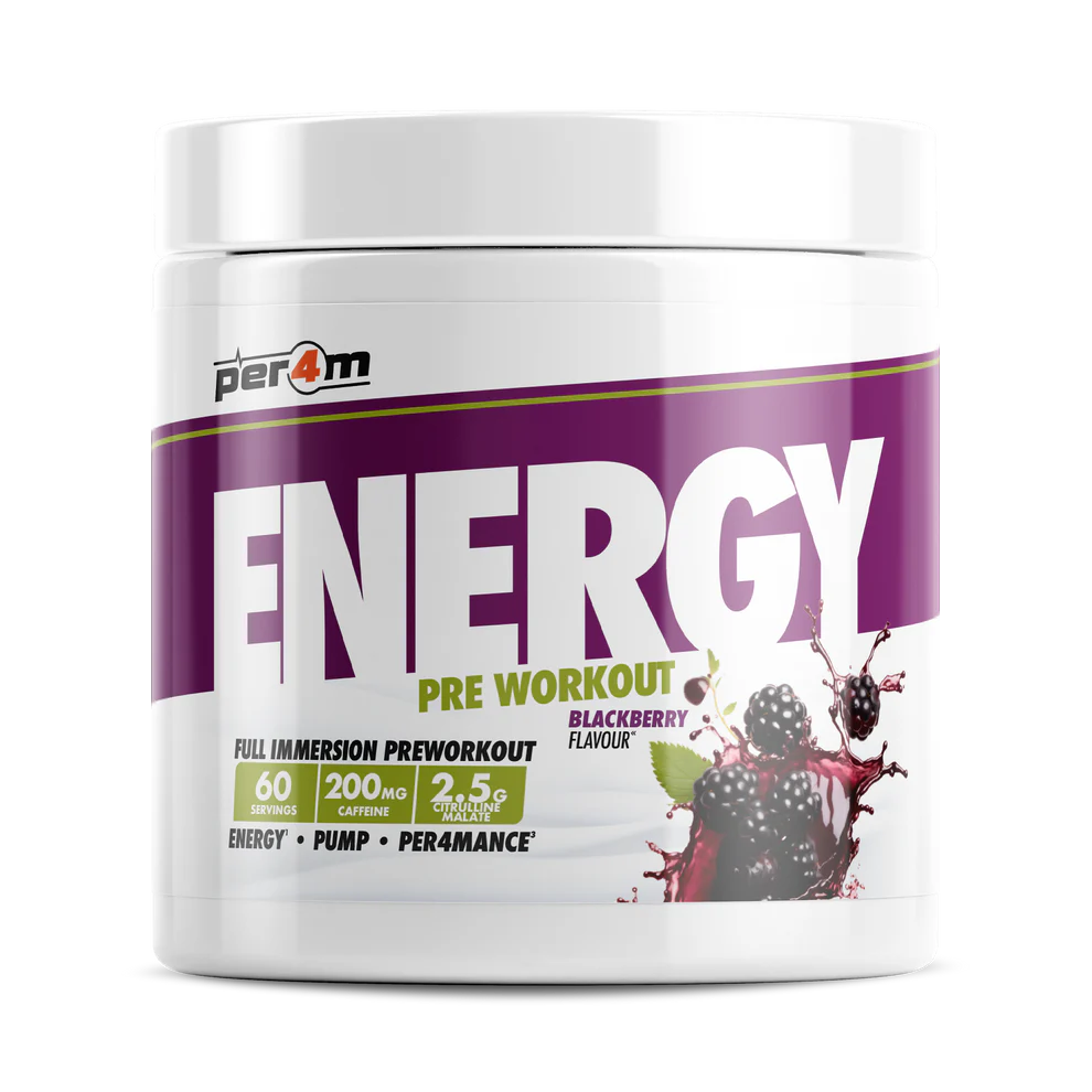 Per4m Energy Pre Workout 390g Blackberry