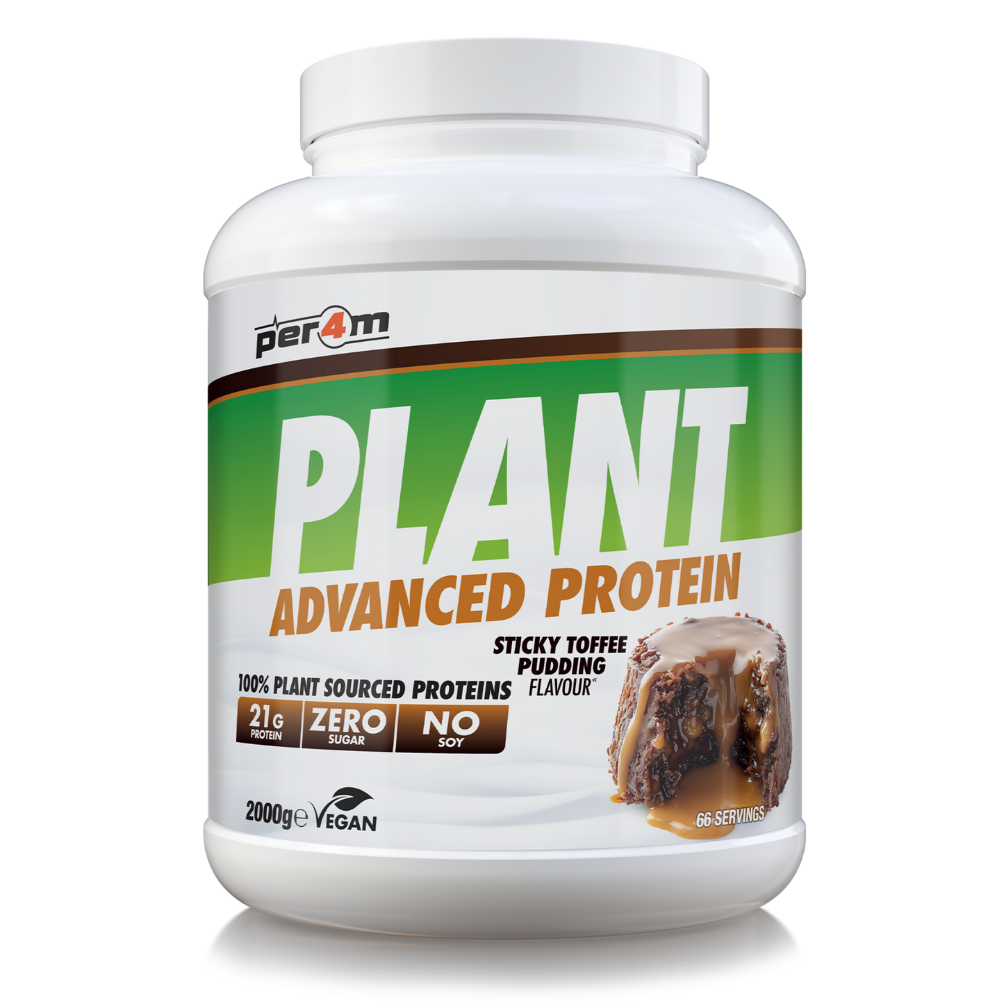 Per4m Plant Protein 2kg - Sticky Toffee Pudding