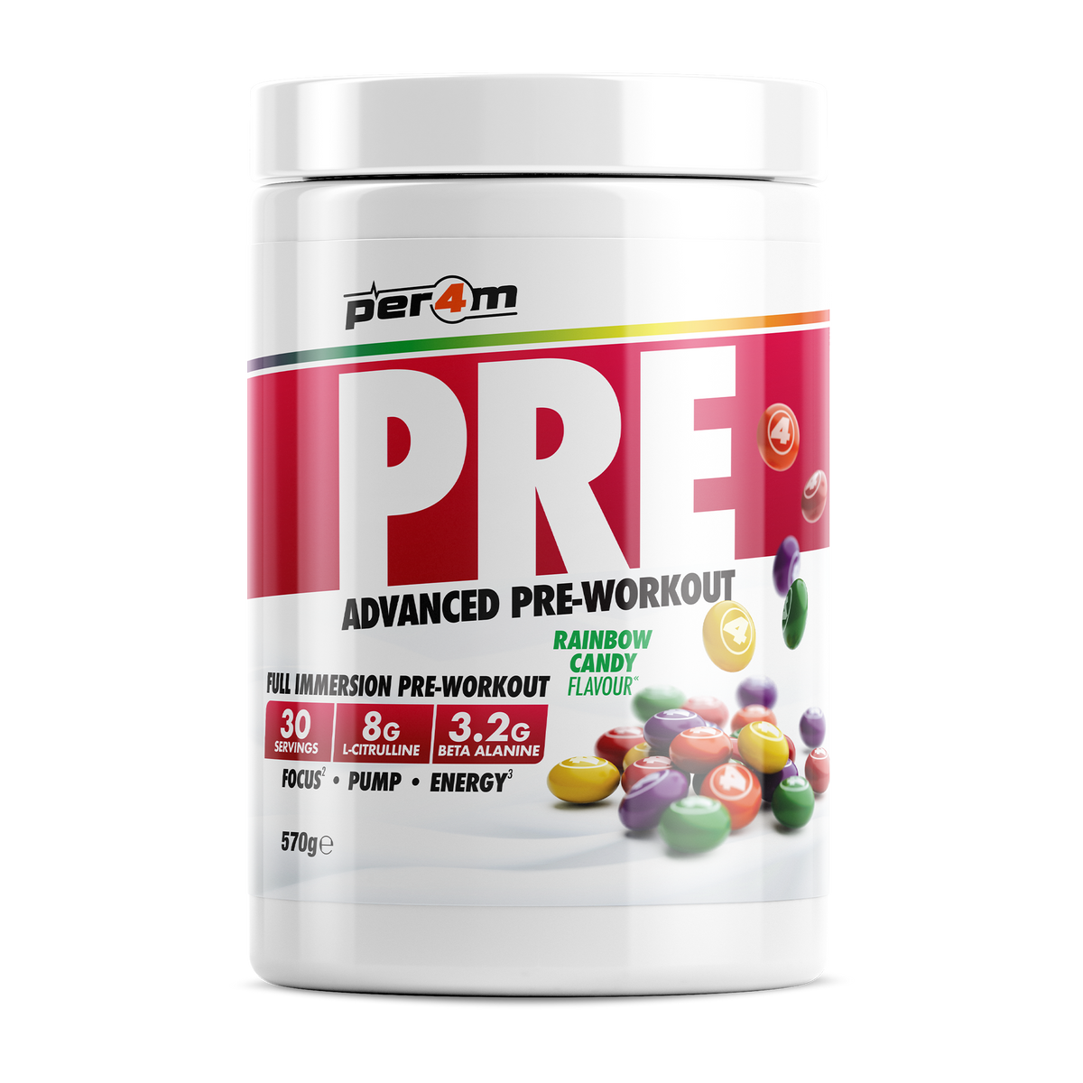 Per4m Pre 570g - Rainbow Candy