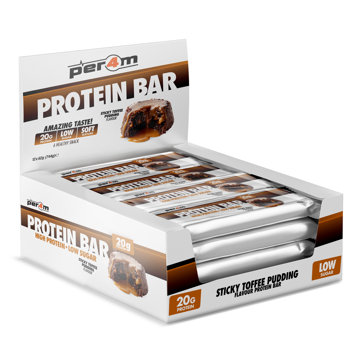Per4m Protein Bar 12x62g - Sticky Toffee