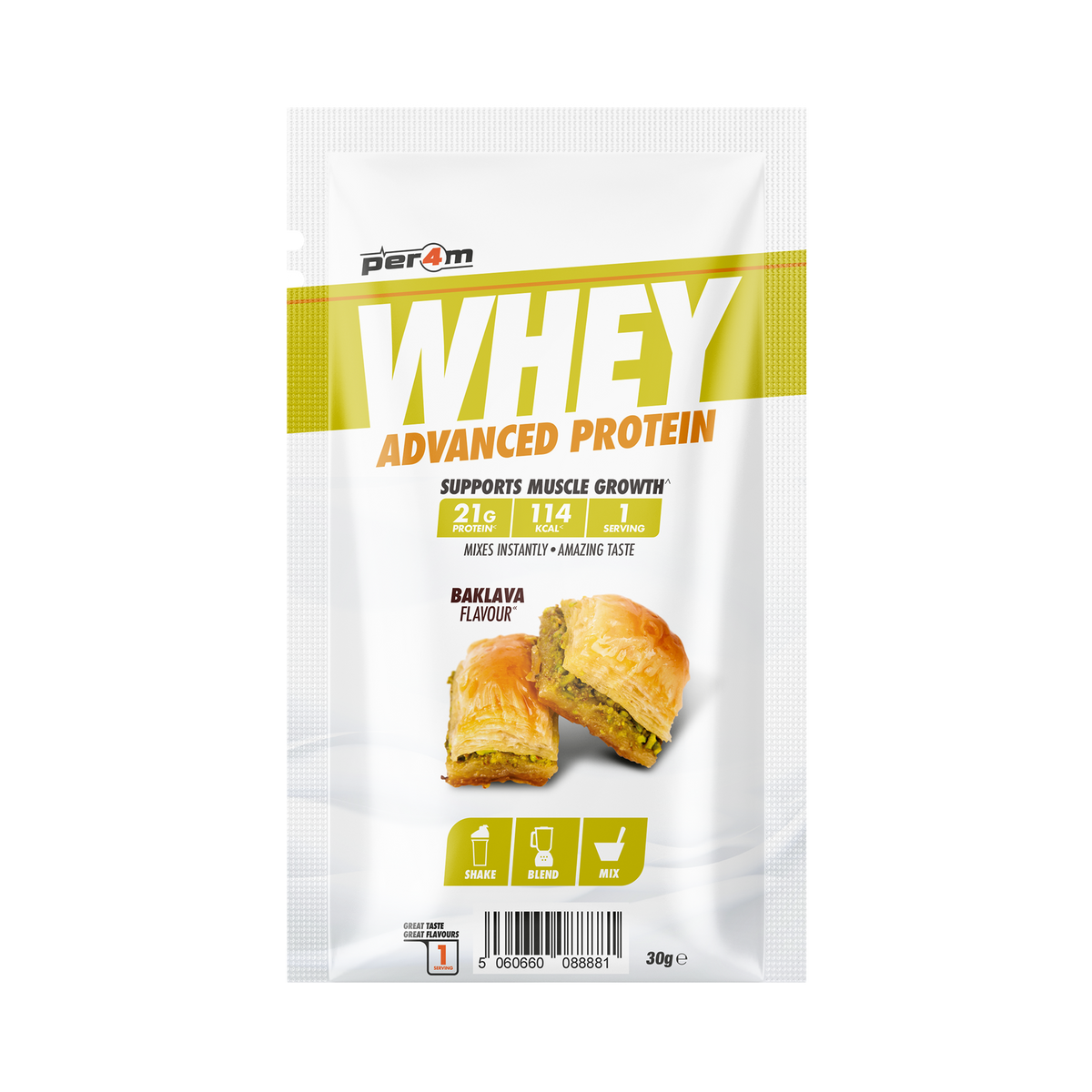 Per4m Advanced Whey sachet Baklava