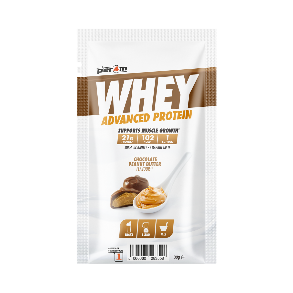 Per4m Advanced Whey sachet Choco Peanut Butter