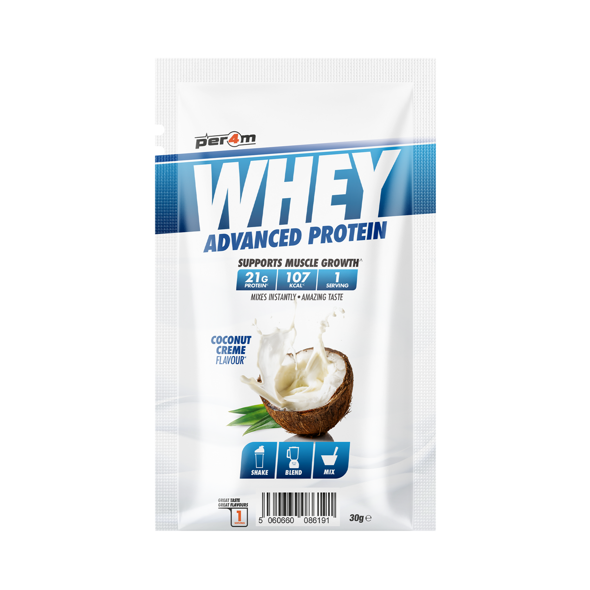 Per4m Advanced Whey sachet Coconut Creme