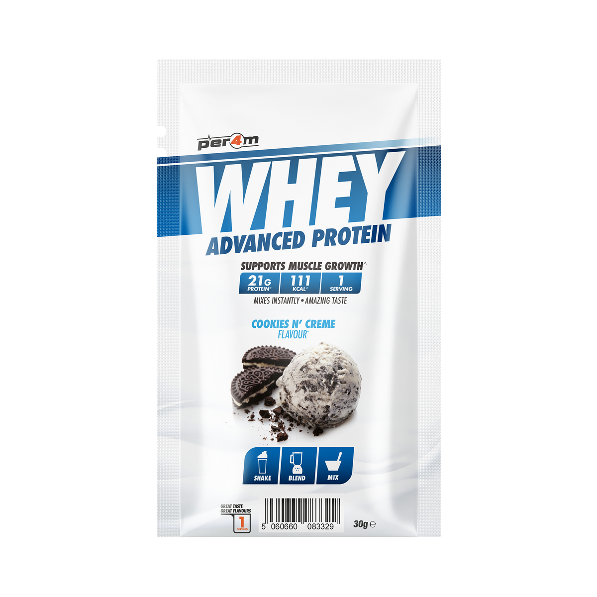 Per4m Advanced Whey sachet Cookies & Cream