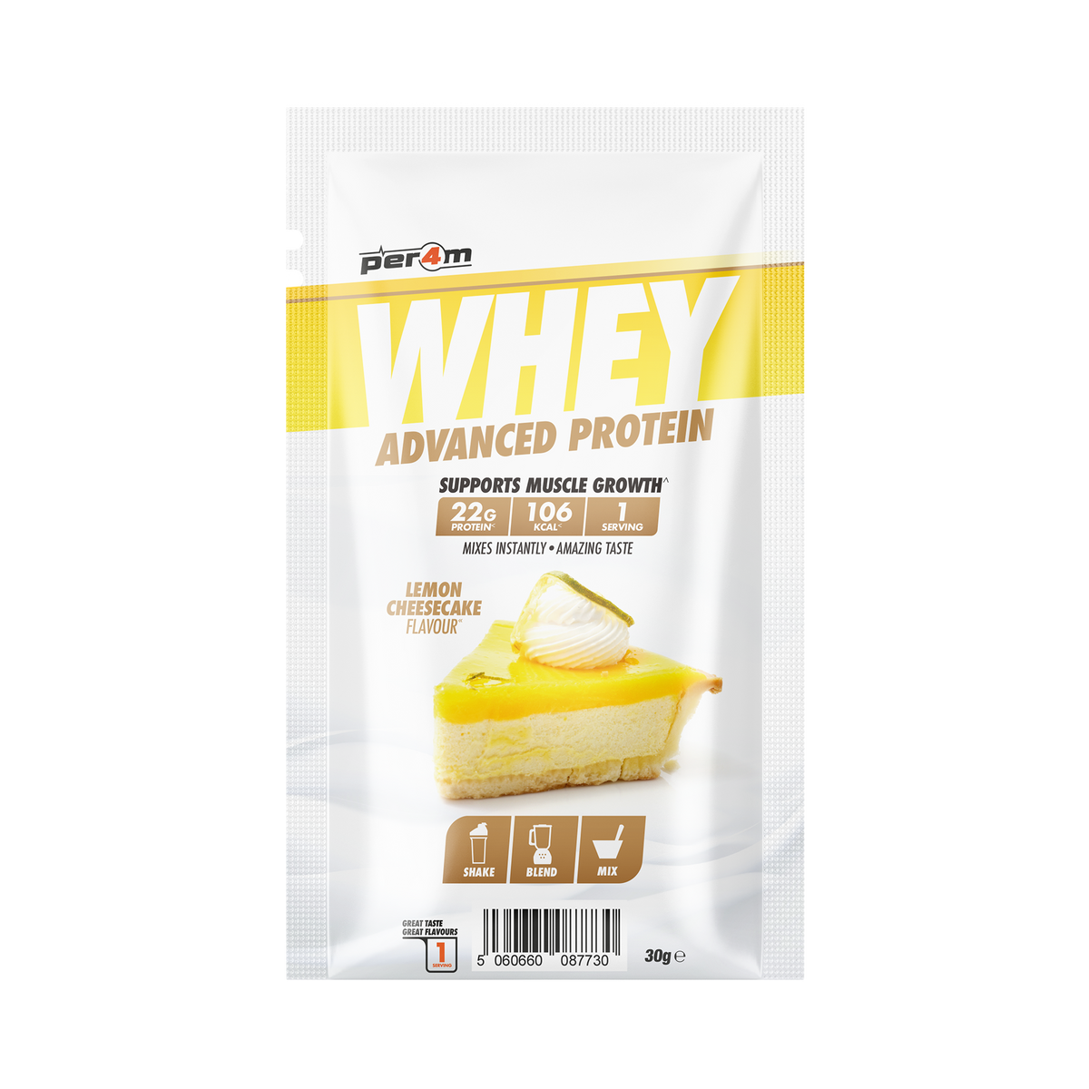 Per4m Advanced Whey sachet Lemon Cheesecake
