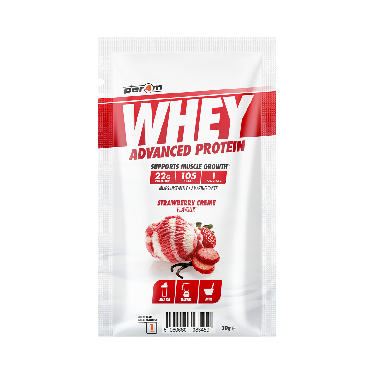 Per4m Advanced Whey sachet Strawberry