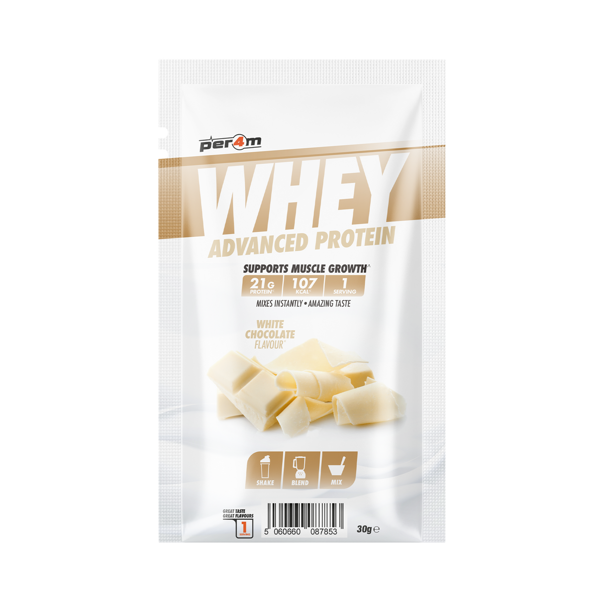 Per4m Advanced Whey sachet White Chocolate