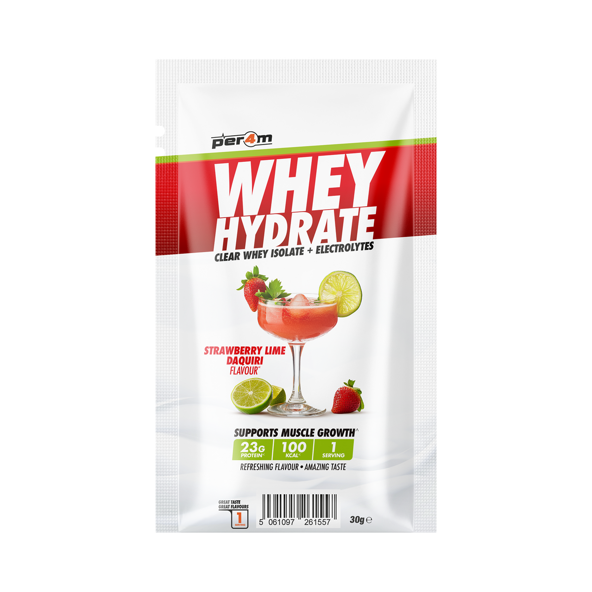 Per4m Whey Hydrate sachet Strawberry Lime Daquari