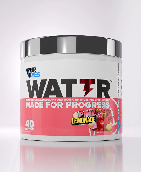 HR Labs WATTR 320g Pink Lemonade electrolyte hydration drink
