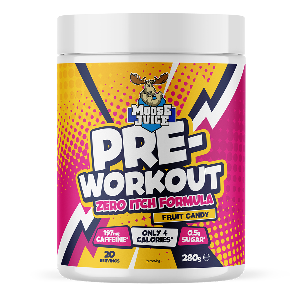 Muscle Moose Pre-Workout Zero Itch Fruit Candy