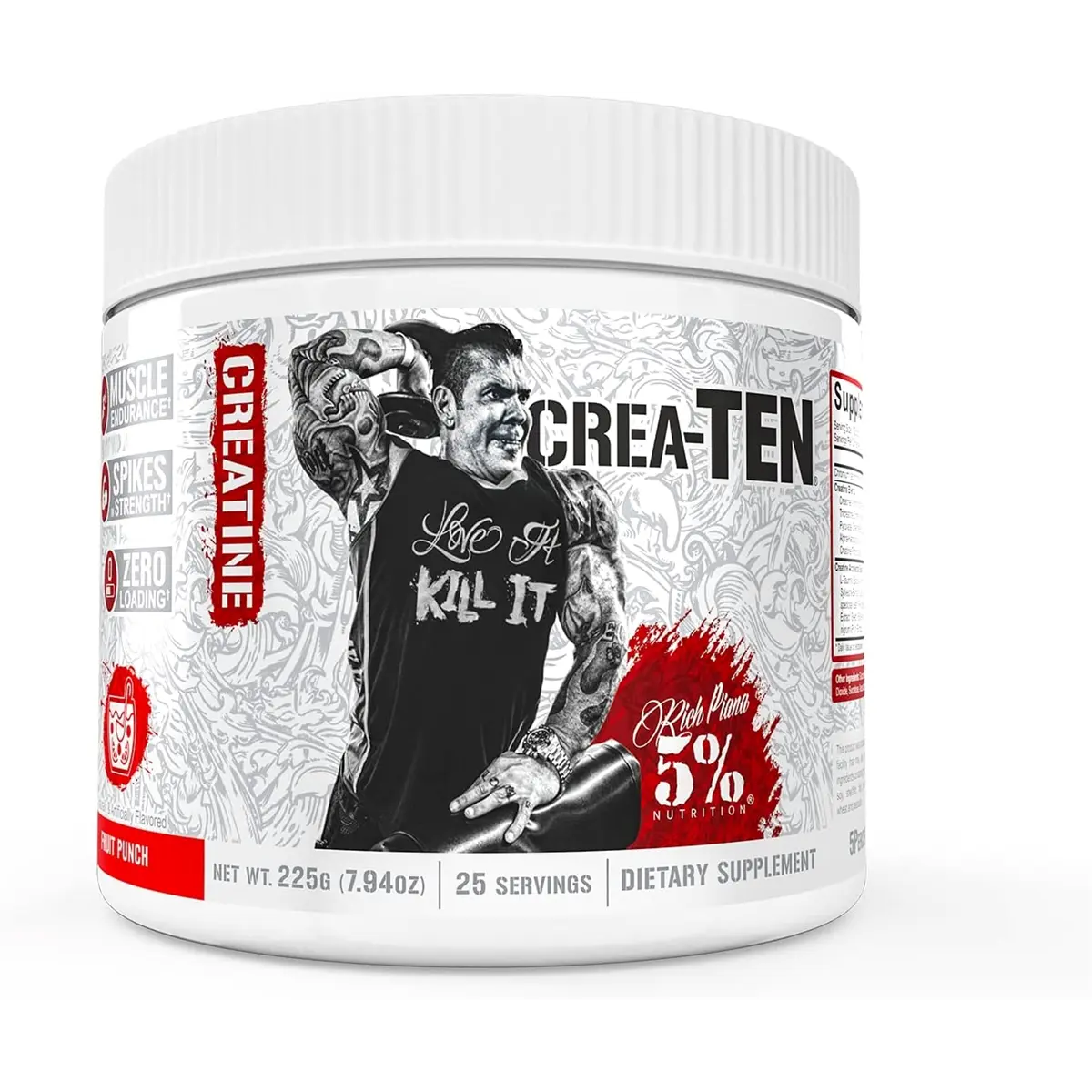 Rich Piana 5% Nutrition CREA-TEN 225g