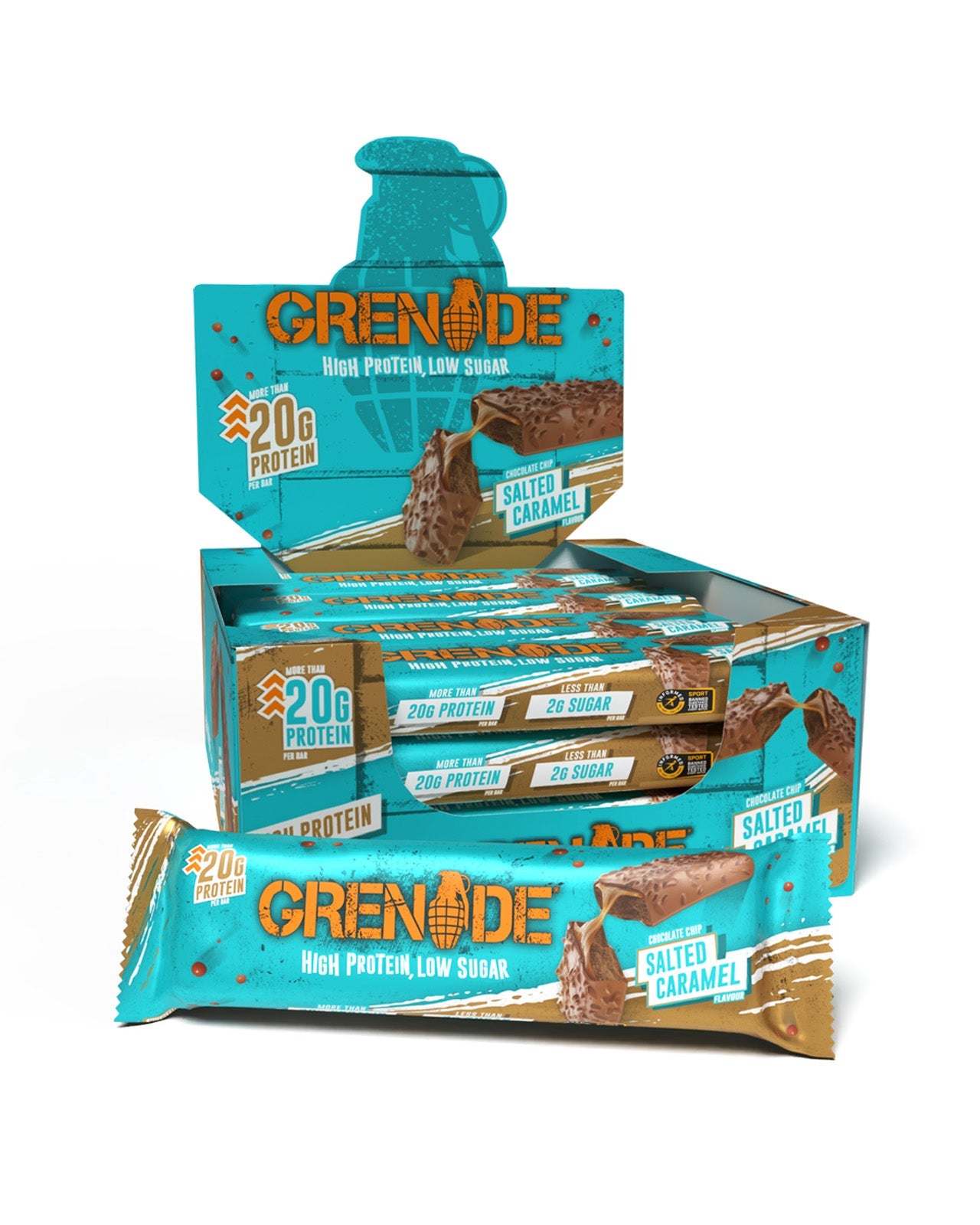 Grenade Protein Bar Chocolate Chip Salted Caramel