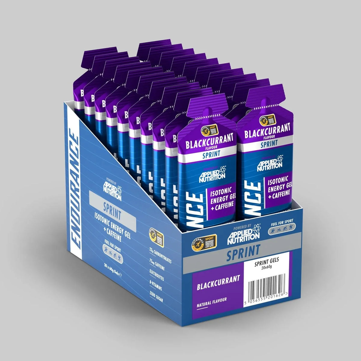 Velocity Sprint Gel 20x60g Blackcurrant