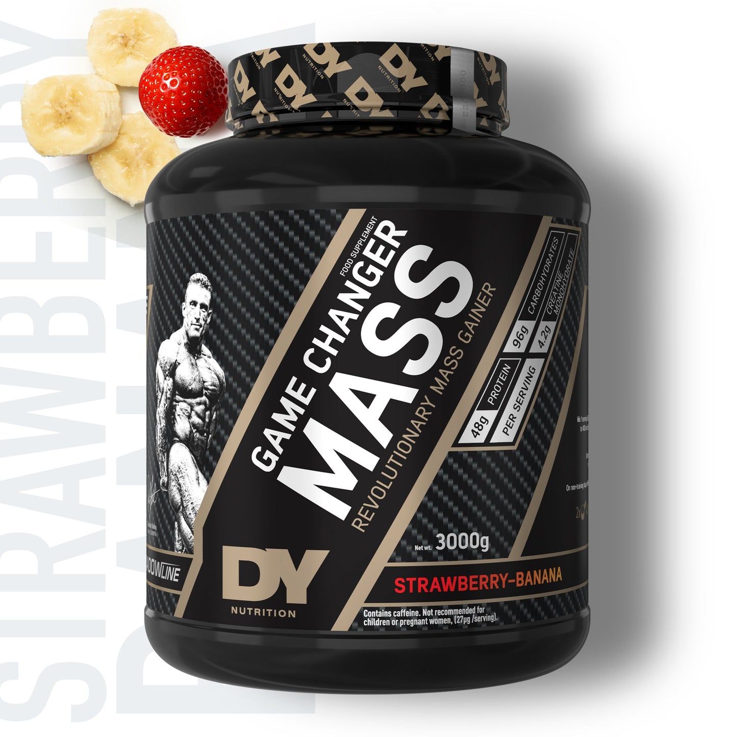 DY Nutrition Game Changer Mass Gainer - Strawberry Banana