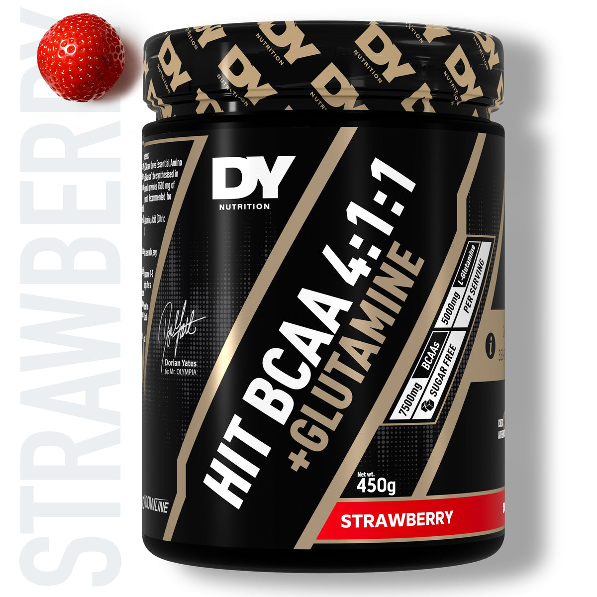 DY Nutrition Hit BCAA 4:1:1 + Glutamine - Strawberry