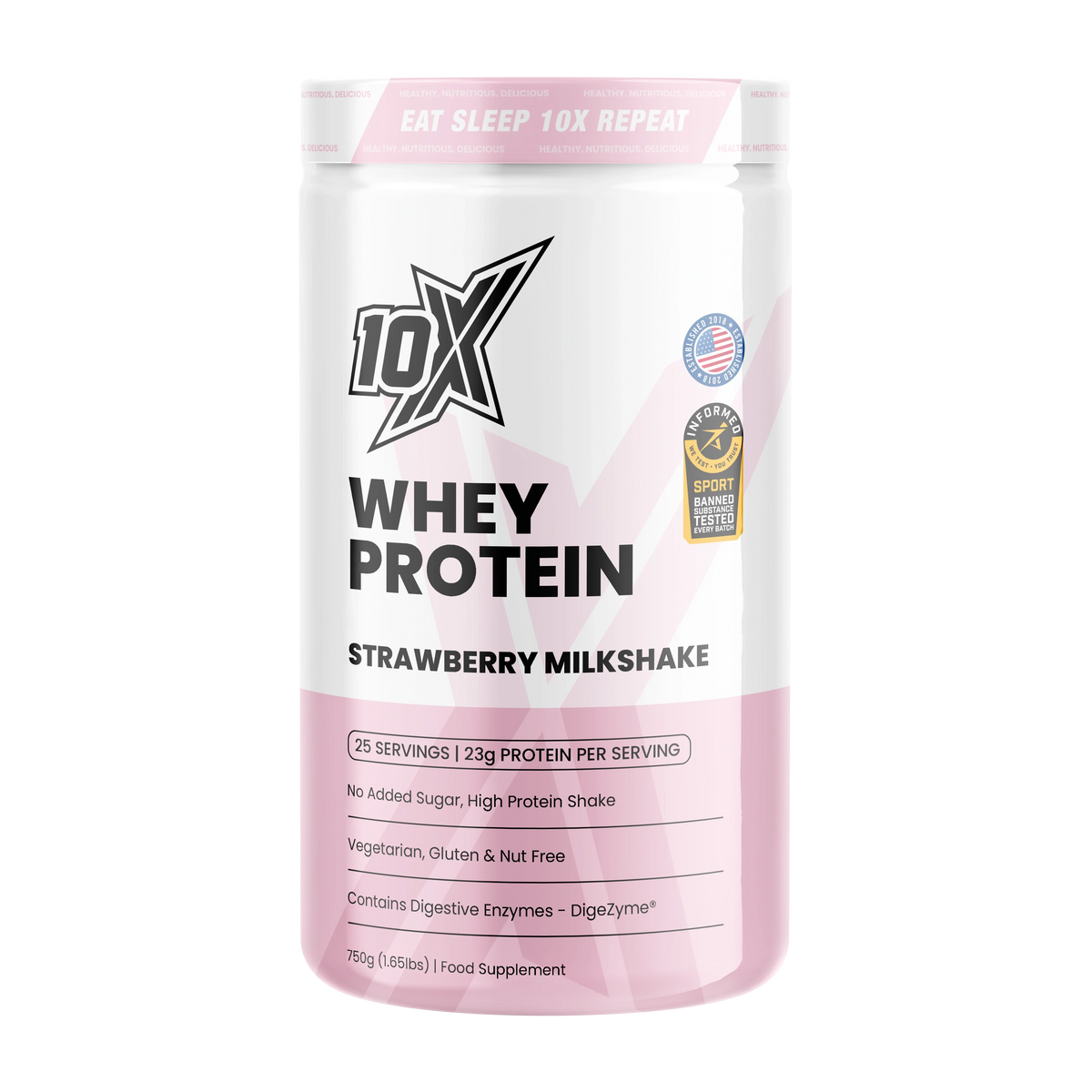 10X Whey 700g Strawberry Milkshake