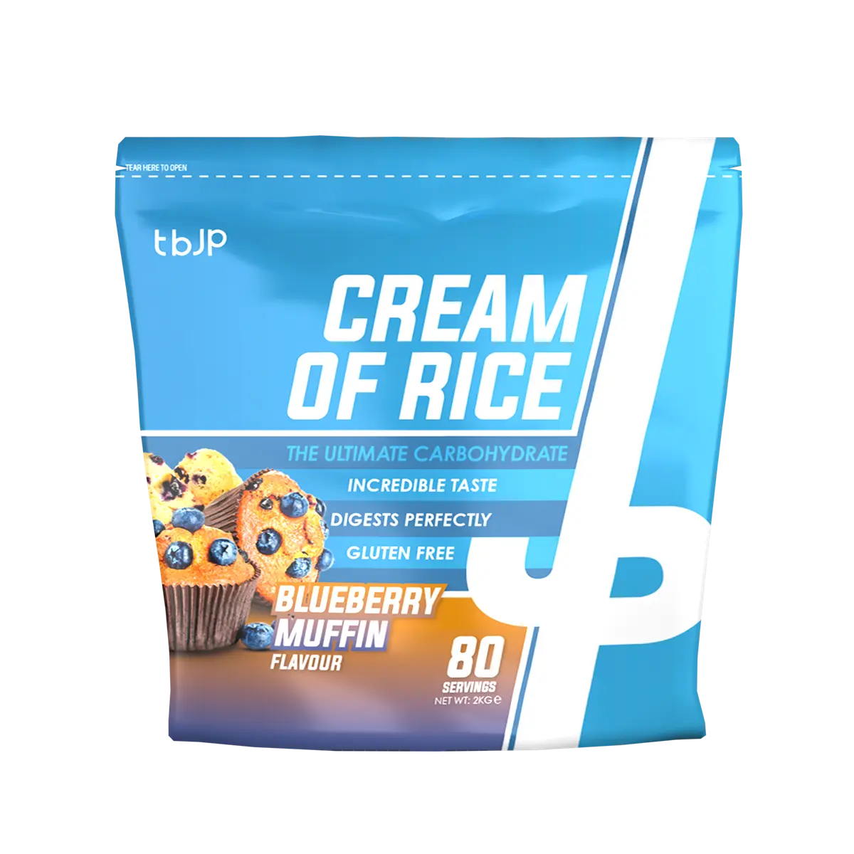 Trained By JP Cream Of Rice Blueberry Muffin