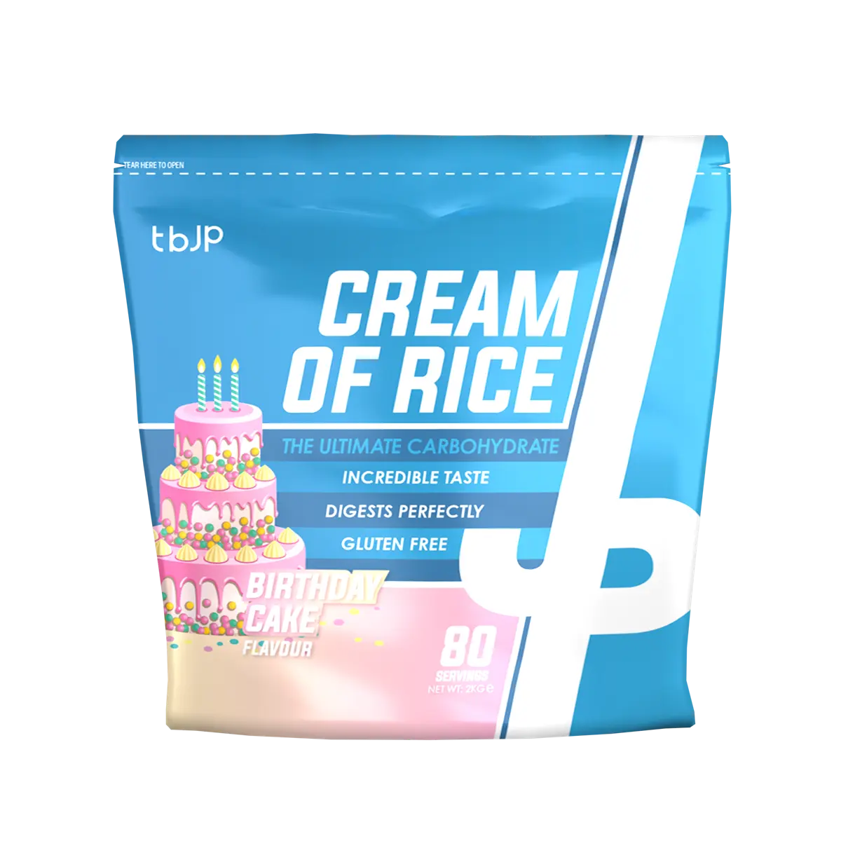 Trained By JP Cream Of Rice Birthday Cake