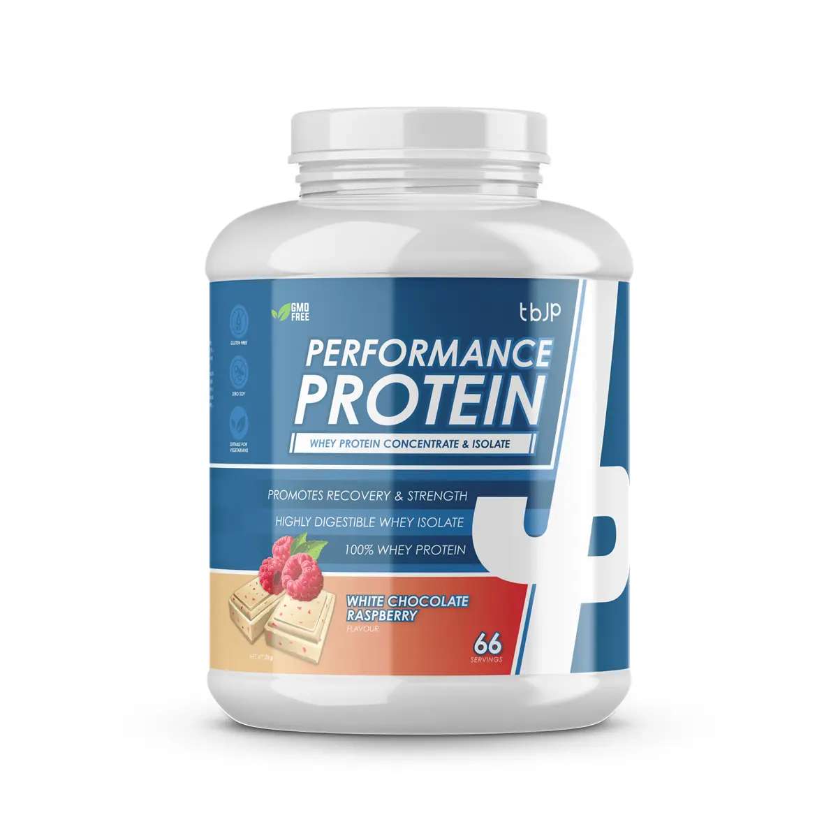 Trained By JP Performance Protein White Chocolate Raspberry