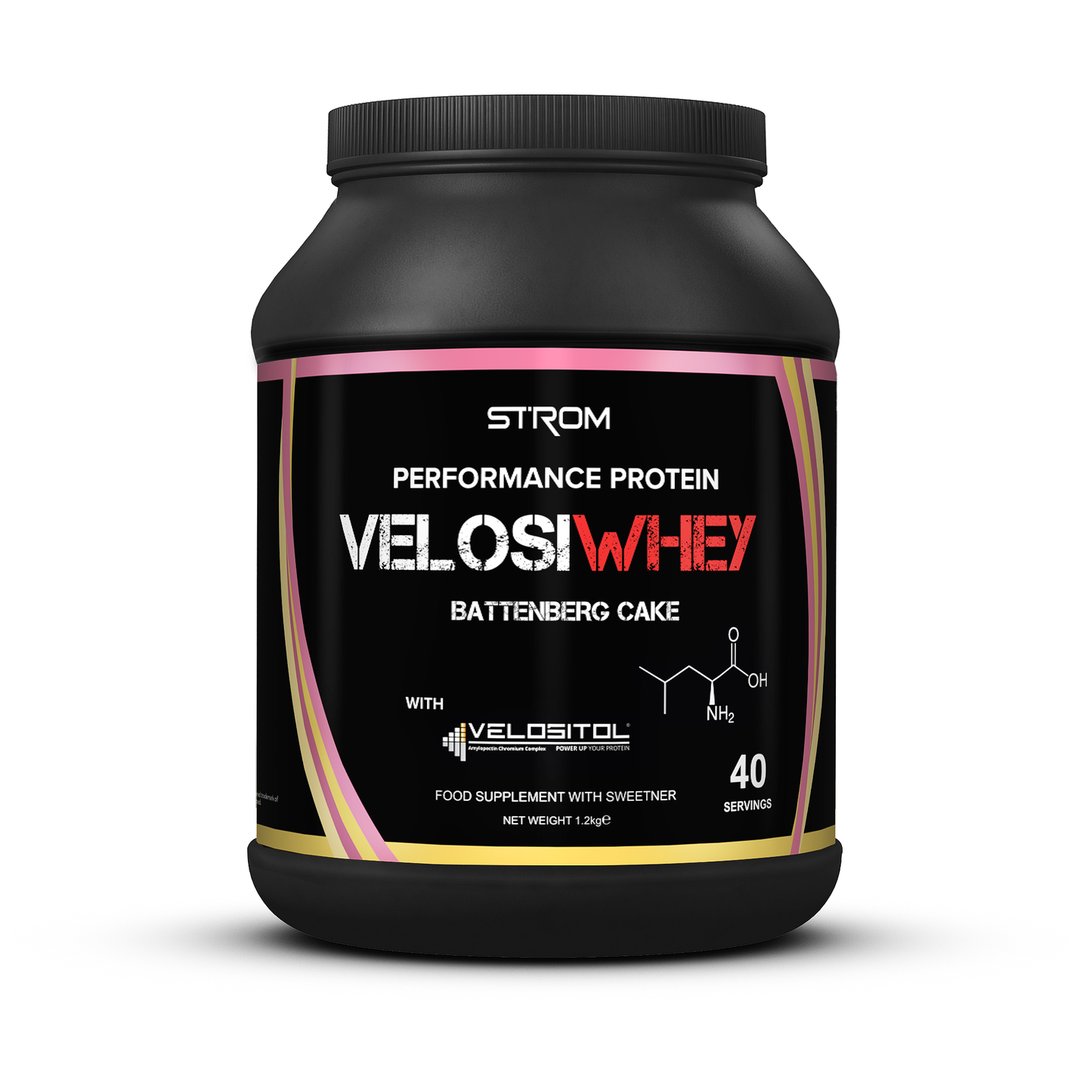 Strom Sports VelosiWhey - Battenberg Cake