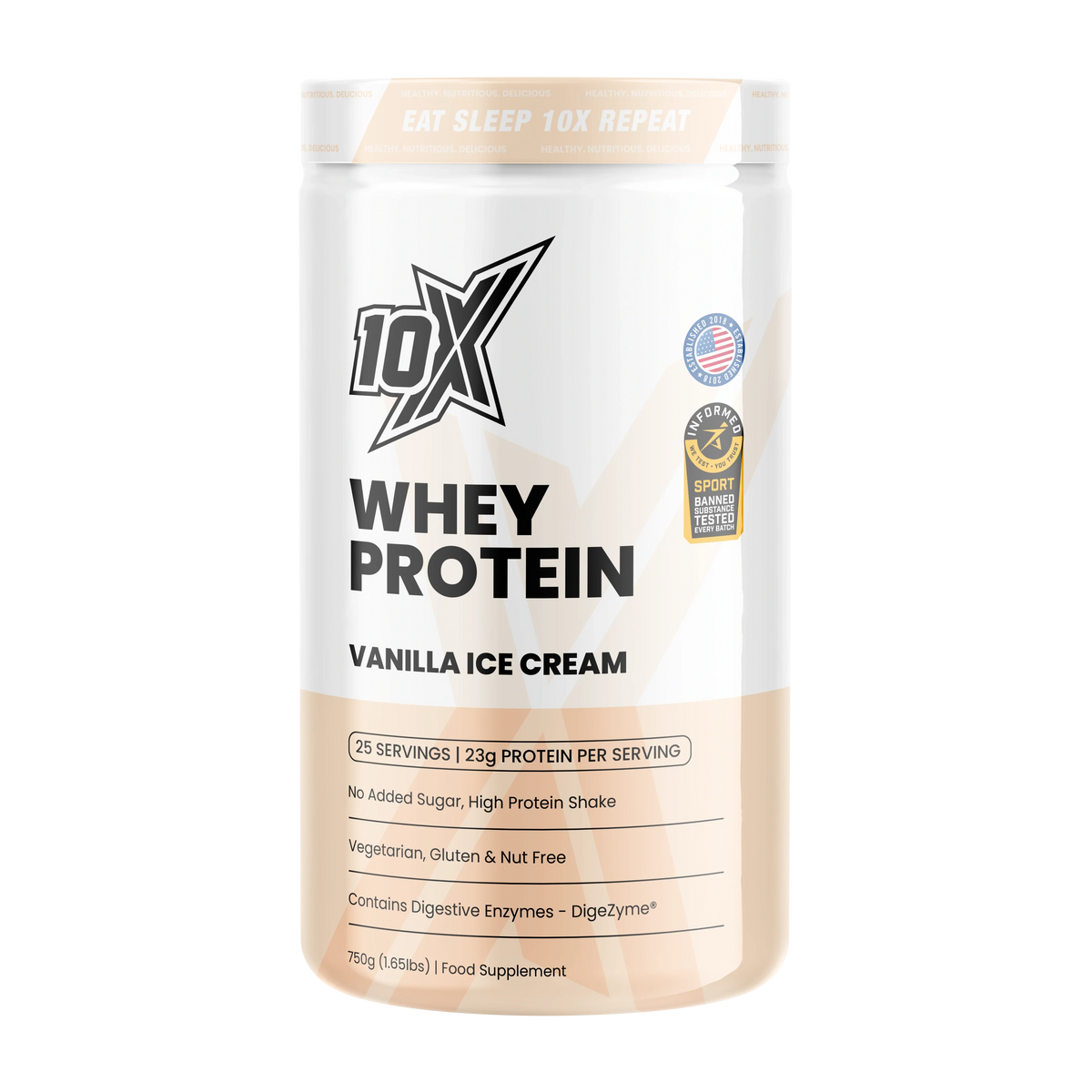 10X Whey 700g Vanilla Ice Cream