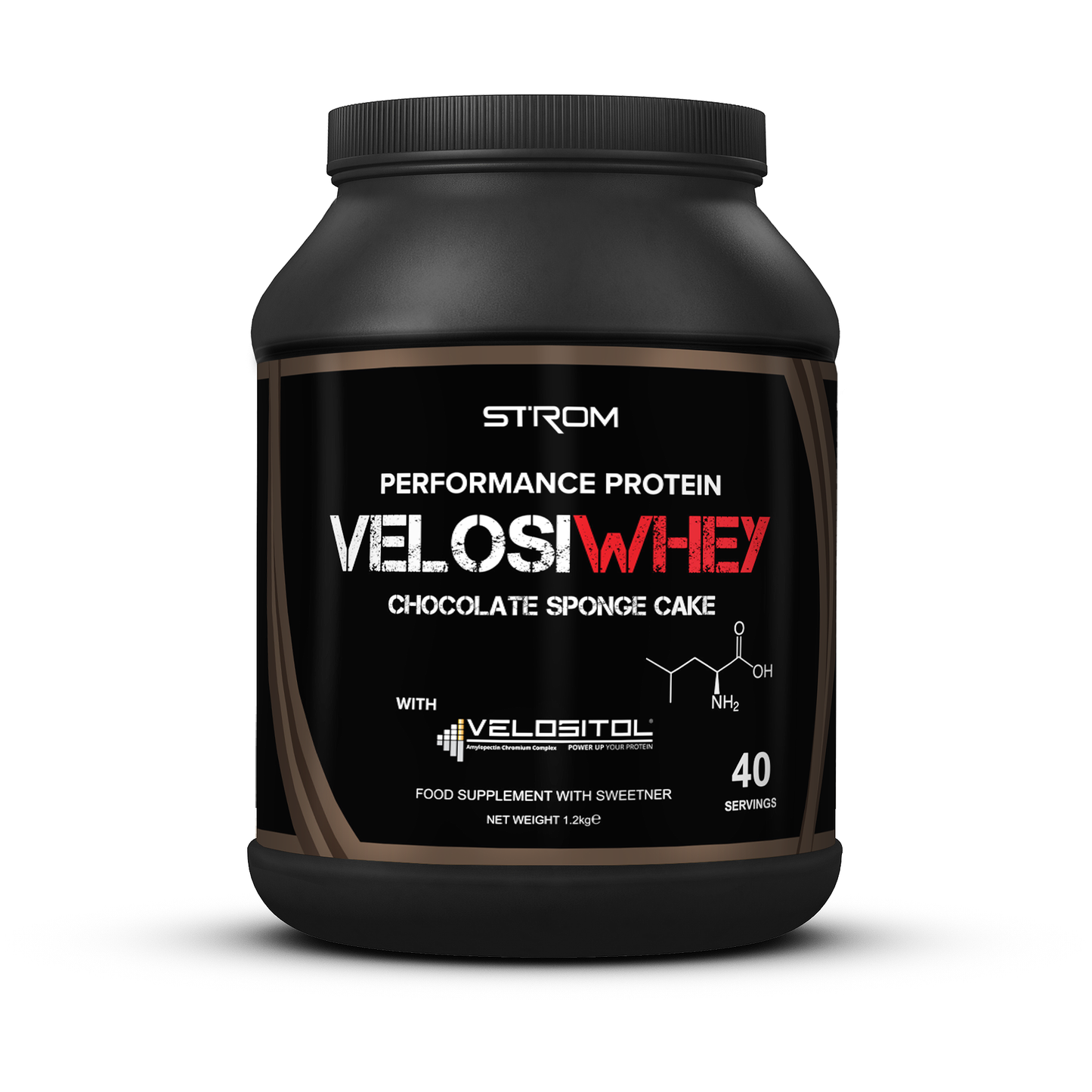 Strom Sports VelosiWhey - Chocolate Sponge Cake