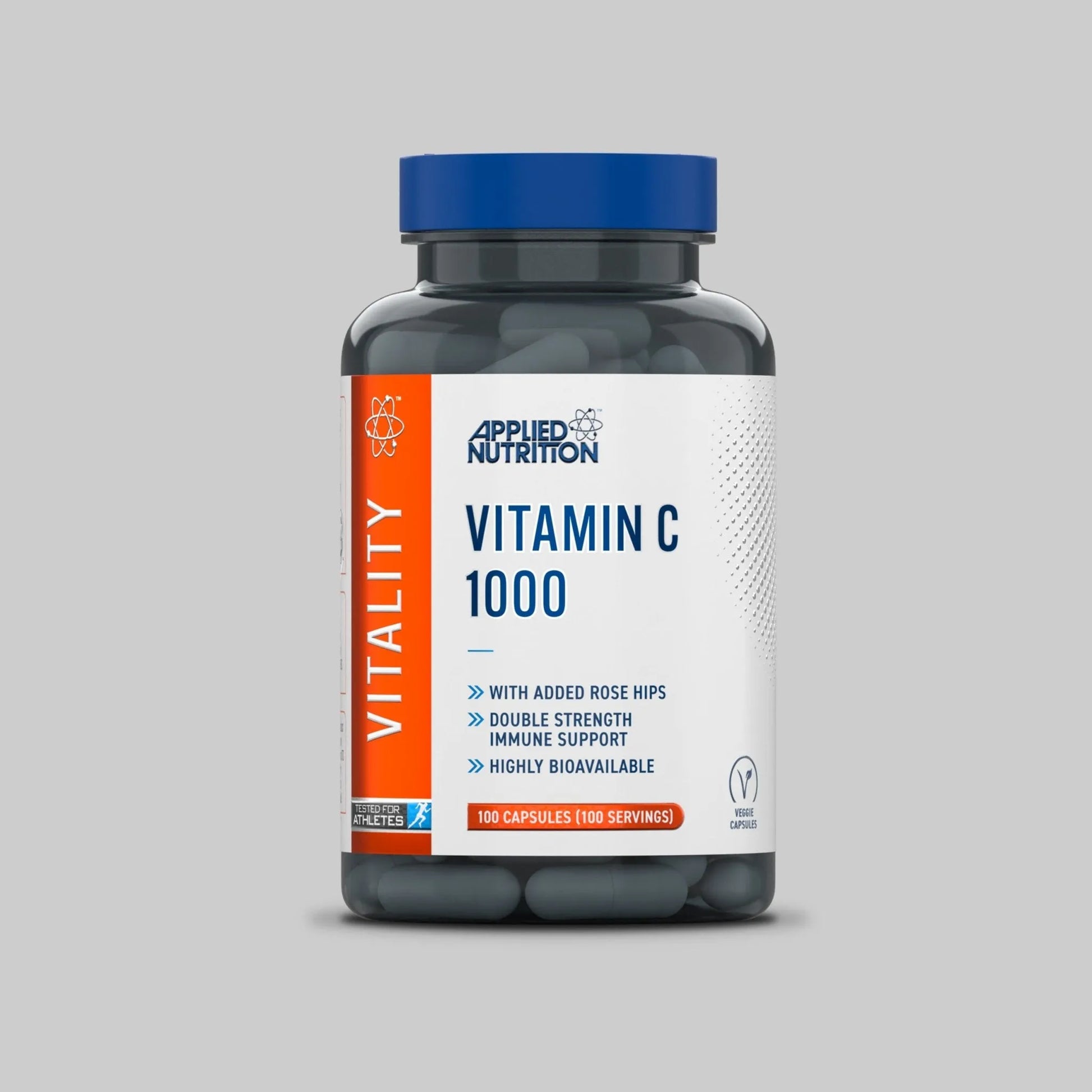 Applied Nutrition Vitality Vitamin C 1000mg & Rose Hips 100 Veg Caps