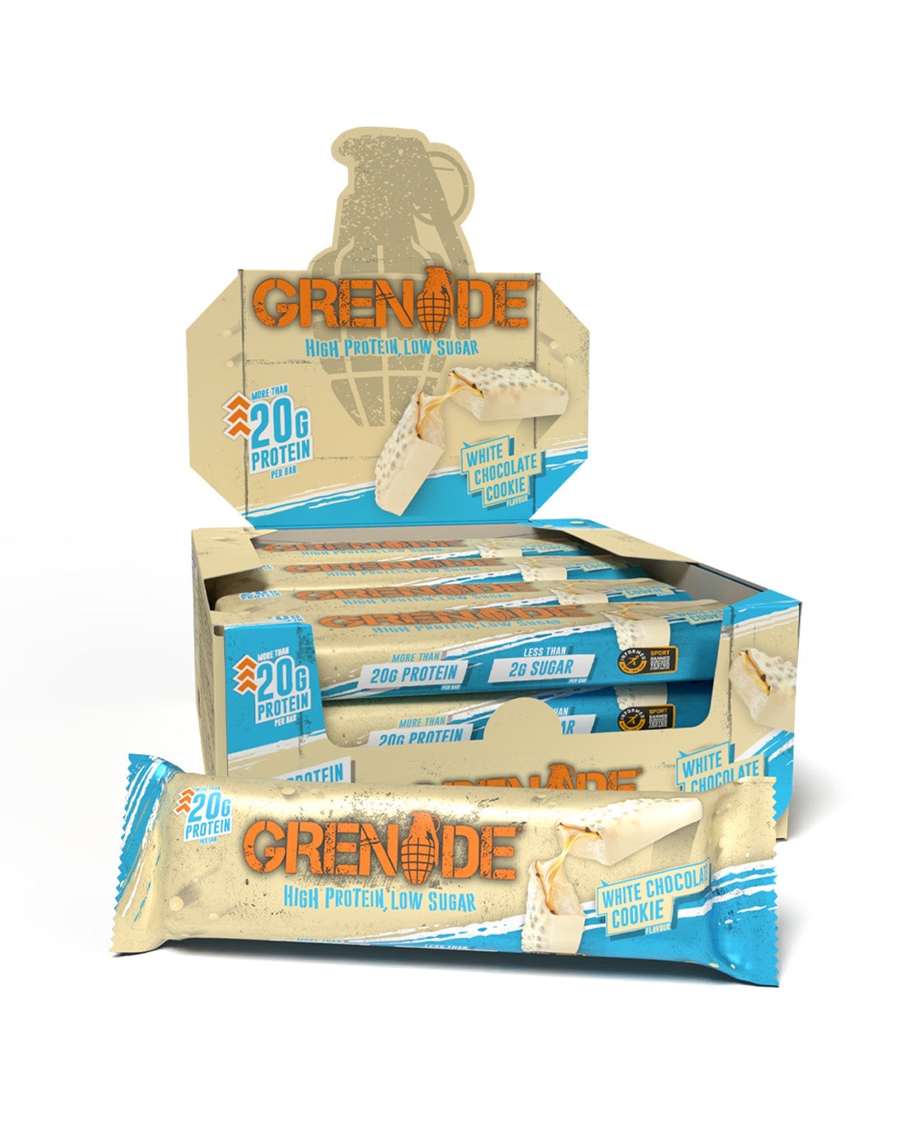 Grenade Protein Bar White Chocolate Cookie