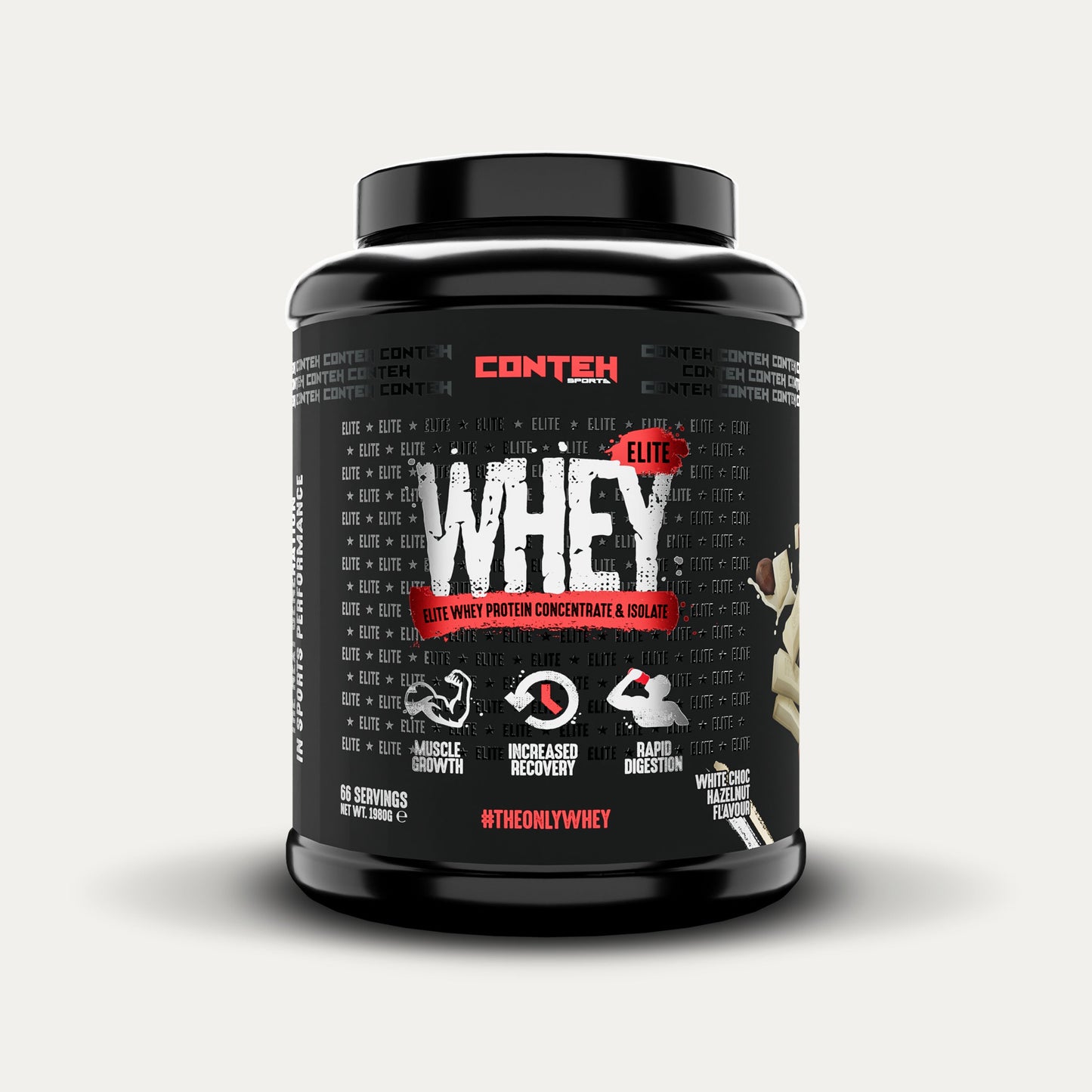Conteh Sports Whey Elite White Chocolate Hazelnut