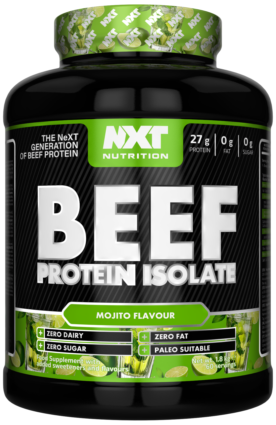NXT Nutrition Beef Protein Isolate 1.8kg