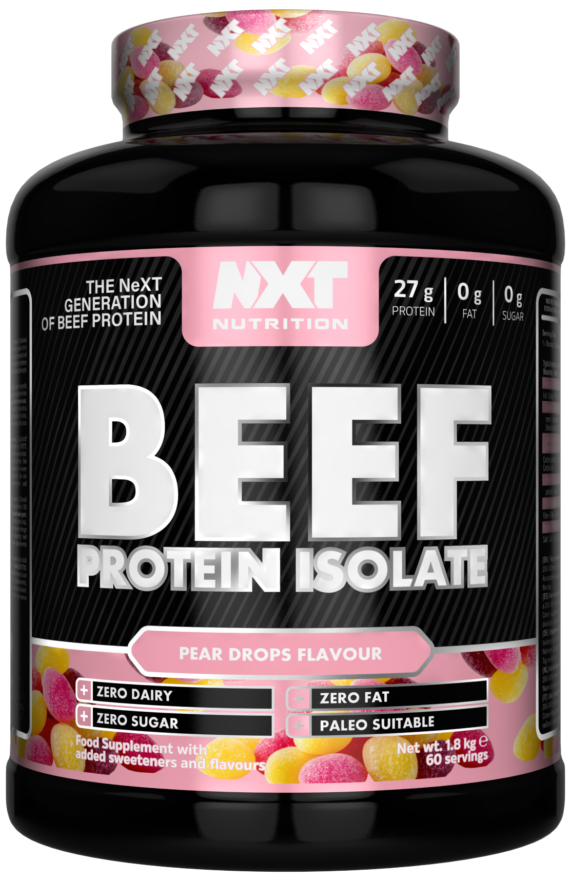 NXT Nutrition Beef Protein Isolate 1.8kg