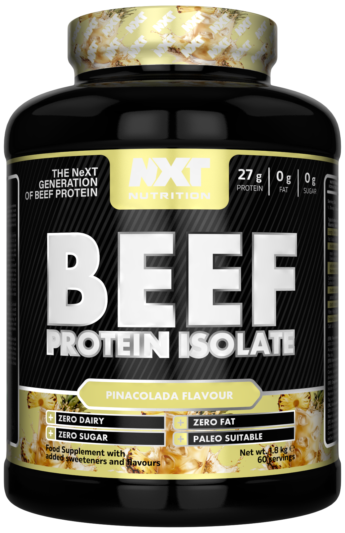 NXT Nutrition Beef Protein Isolate 1.8kg