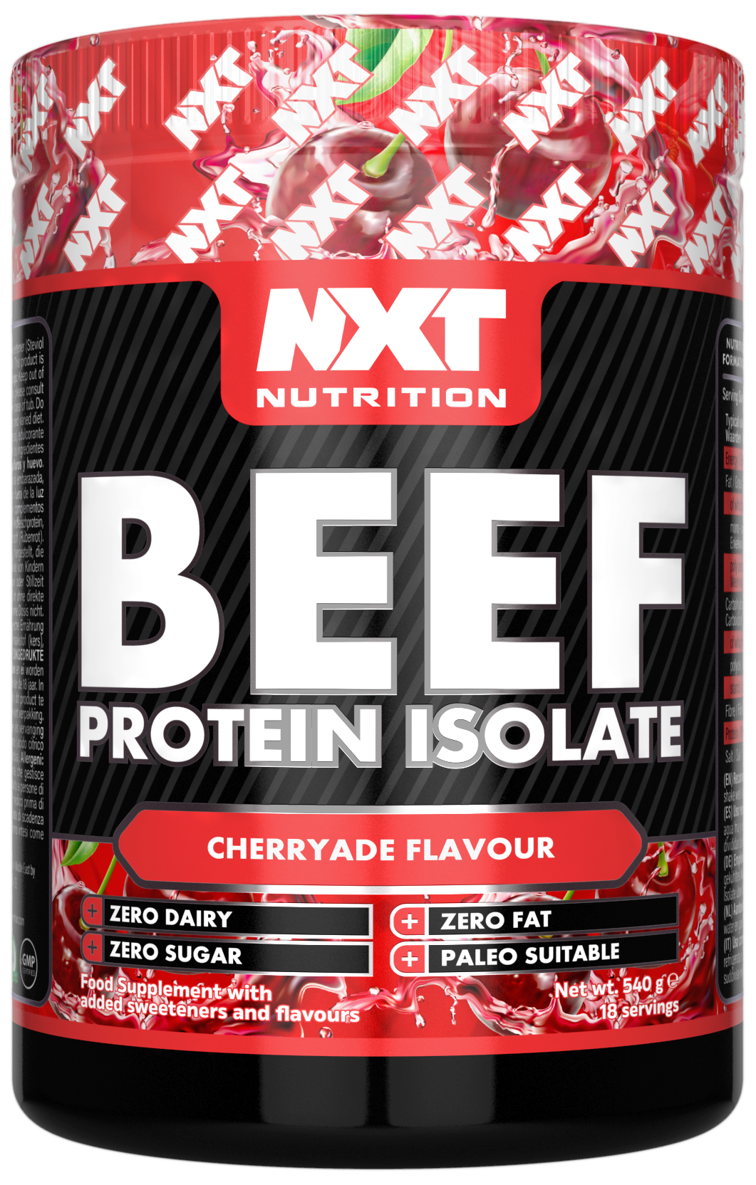 NXT Nutrition Beef Protein Isolate 540g