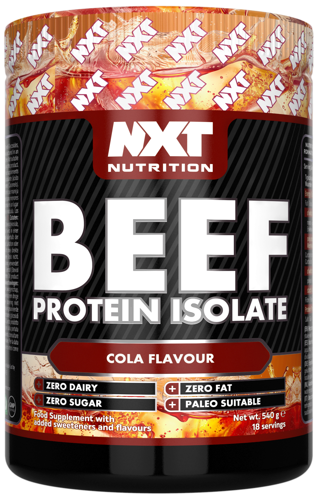 NXT Nutrition Beef Protein Isolate 540g