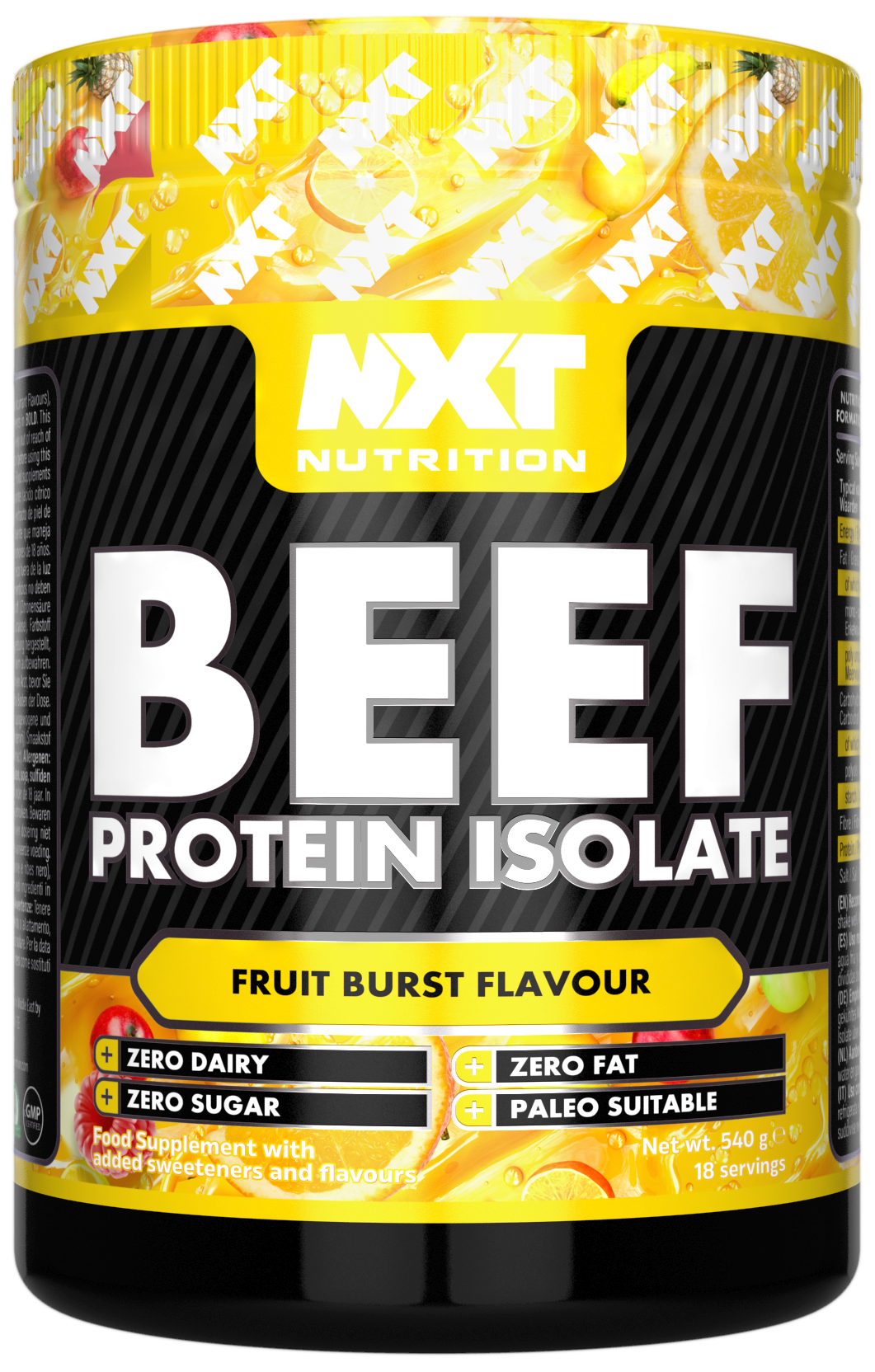 NXT Nutrition Beef Protein Isolate 540g