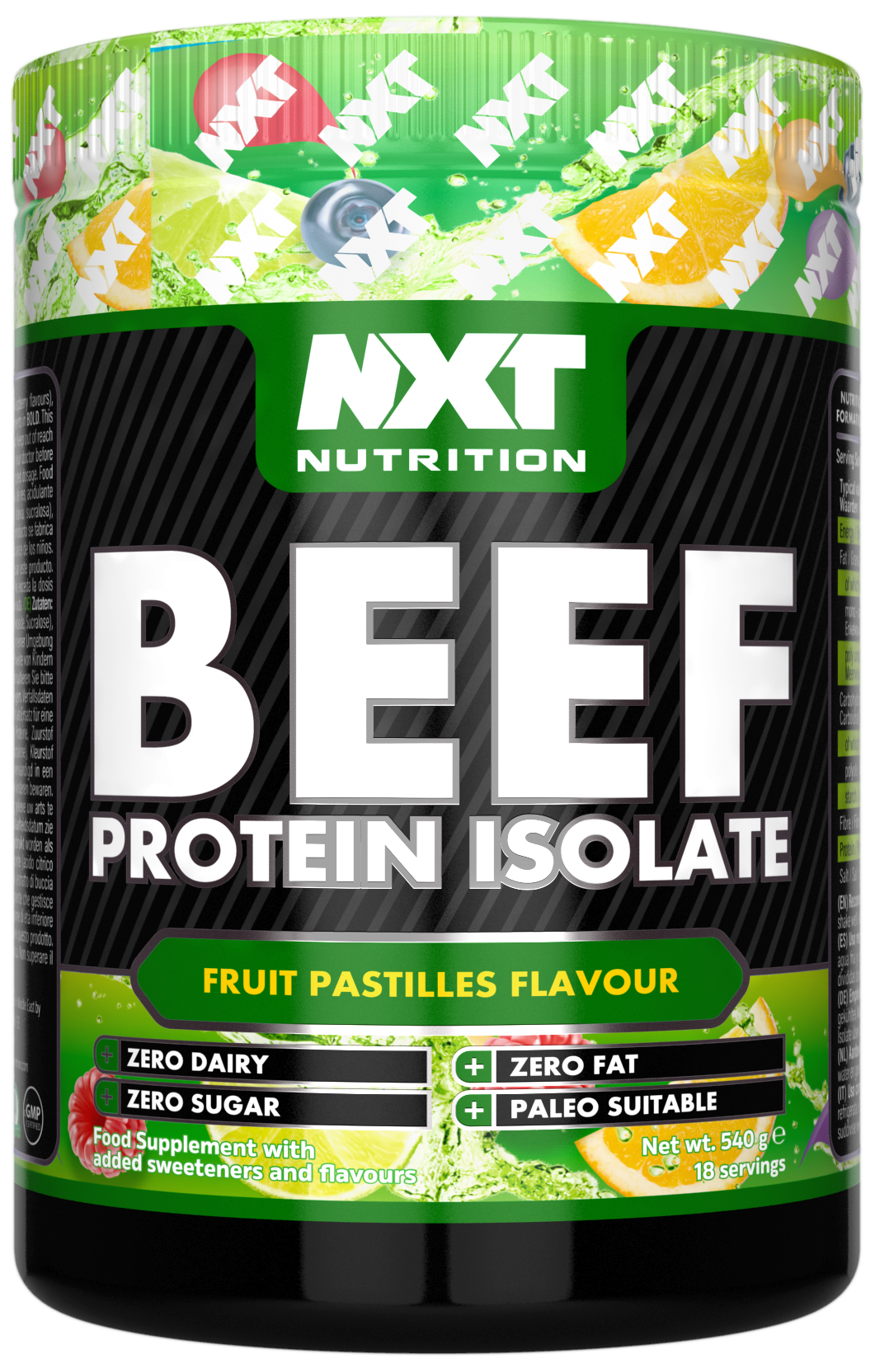 NXT Nutrition Beef Protein Isolate 540g