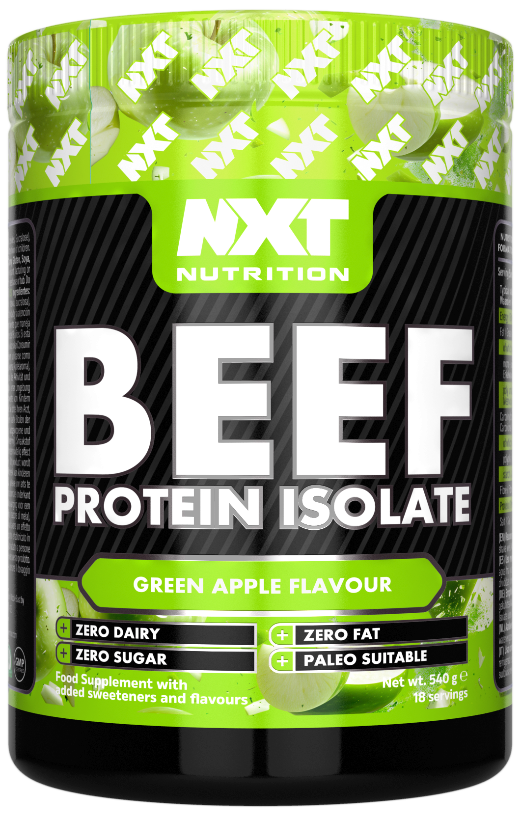 NXT Nutrition Beef Protein Isolate 540g