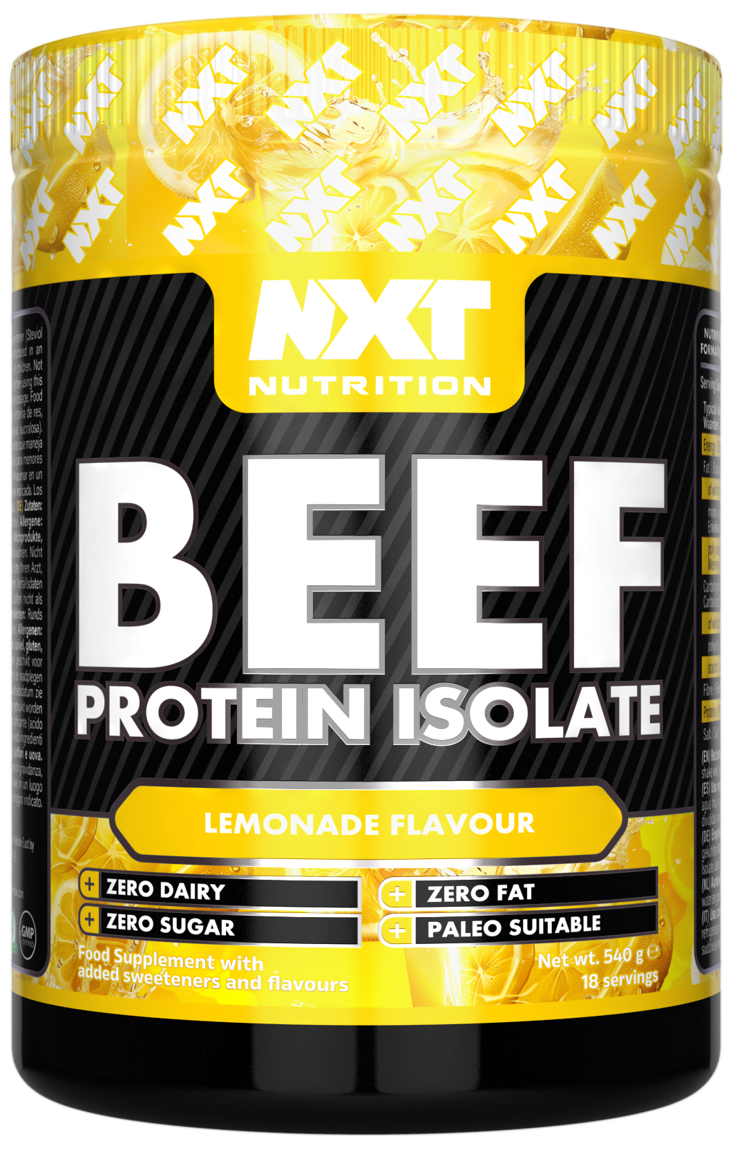 NXT Nutrition Beef Protein Isolate 540g