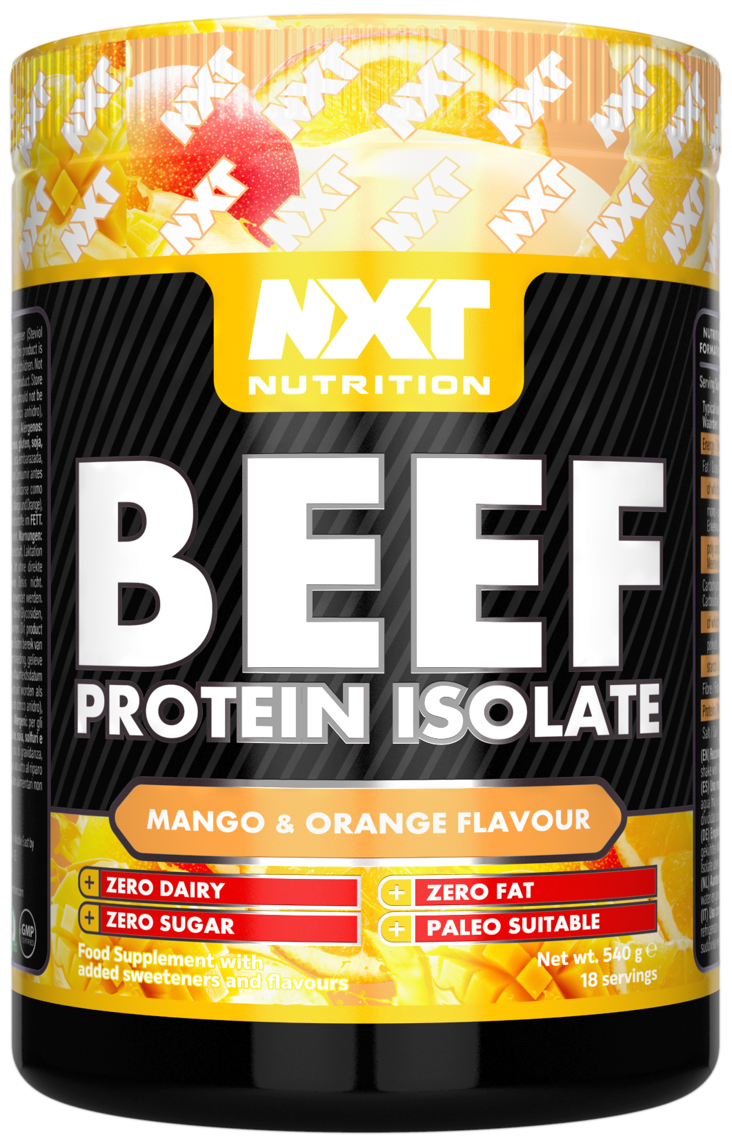 NXT Nutrition Beef Protein Isolate 540g