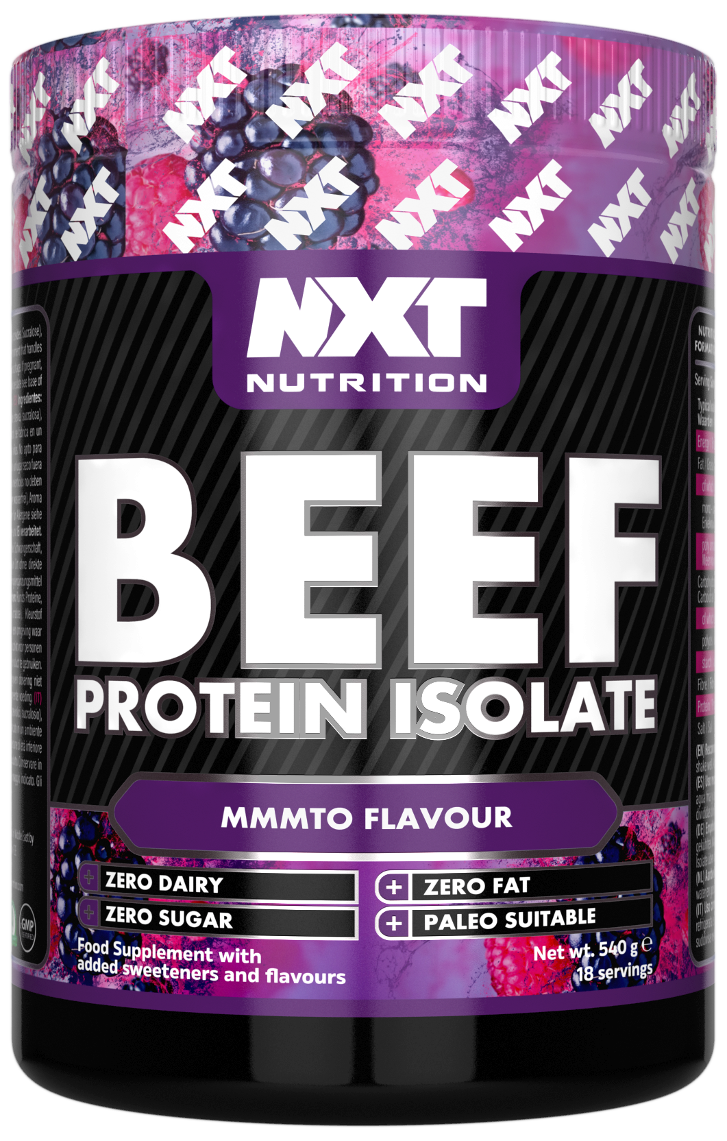 NXT Nutrition Beef Protein Isolate 540g