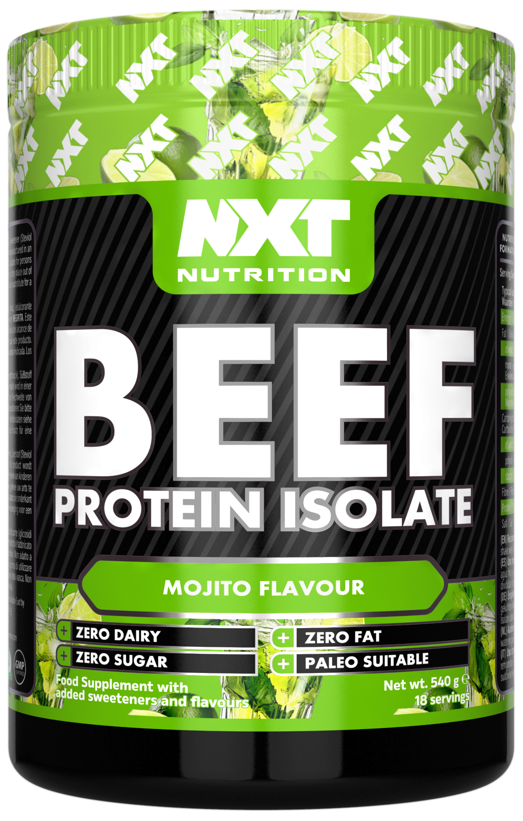 NXT Nutrition Beef Protein Isolate 540g